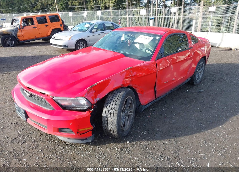 2011 FORD MUSTANG V6 PREMIUM VIN: 1ZVBP8AM3B5109480