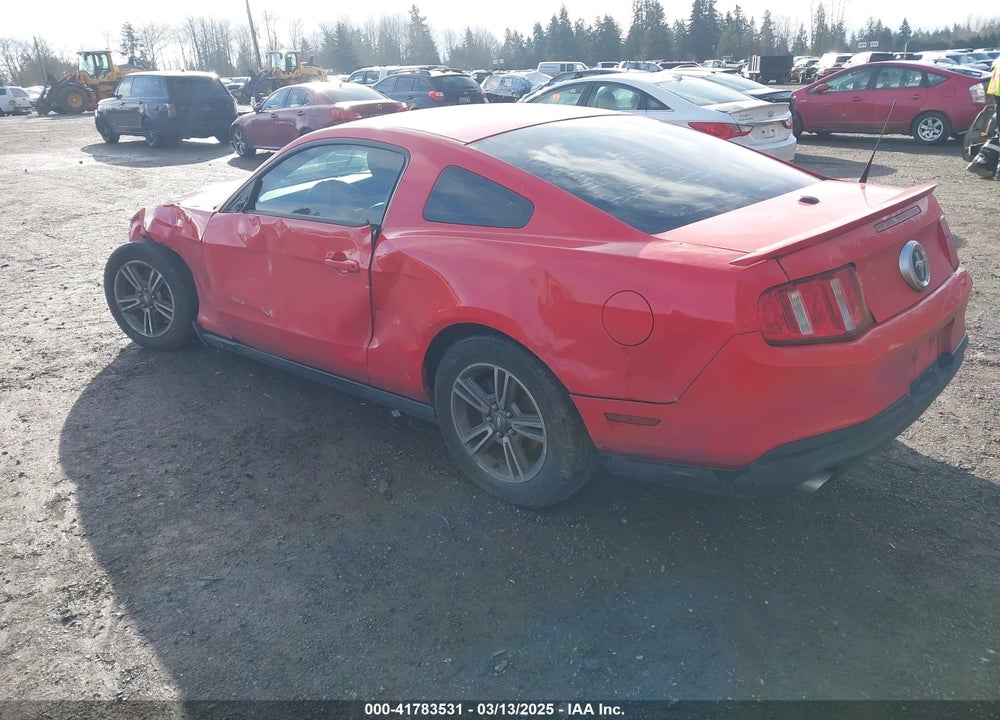 2011 FORD MUSTANG V6 PREMIUM VIN: 1ZVBP8AM3B5109480