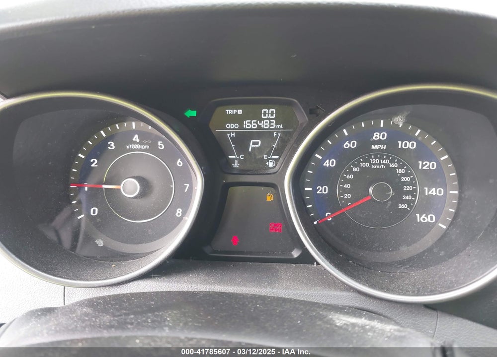 2013 HYUNDAI ELANTRA VIN: 5NPDH4AE7DH161174