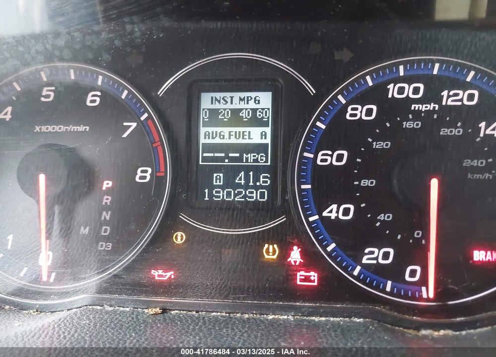 2008 ACURA TSX VIN: JH4CL96858C007525