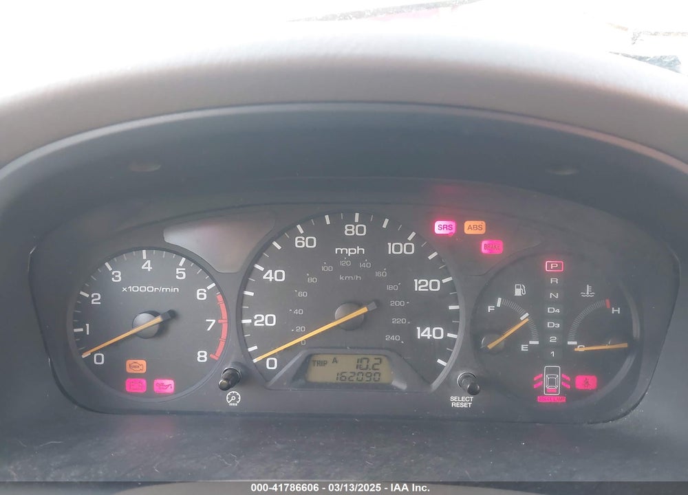 1998 HONDA ACCORD EX V6 VIN: 1HGCG1654WA072020