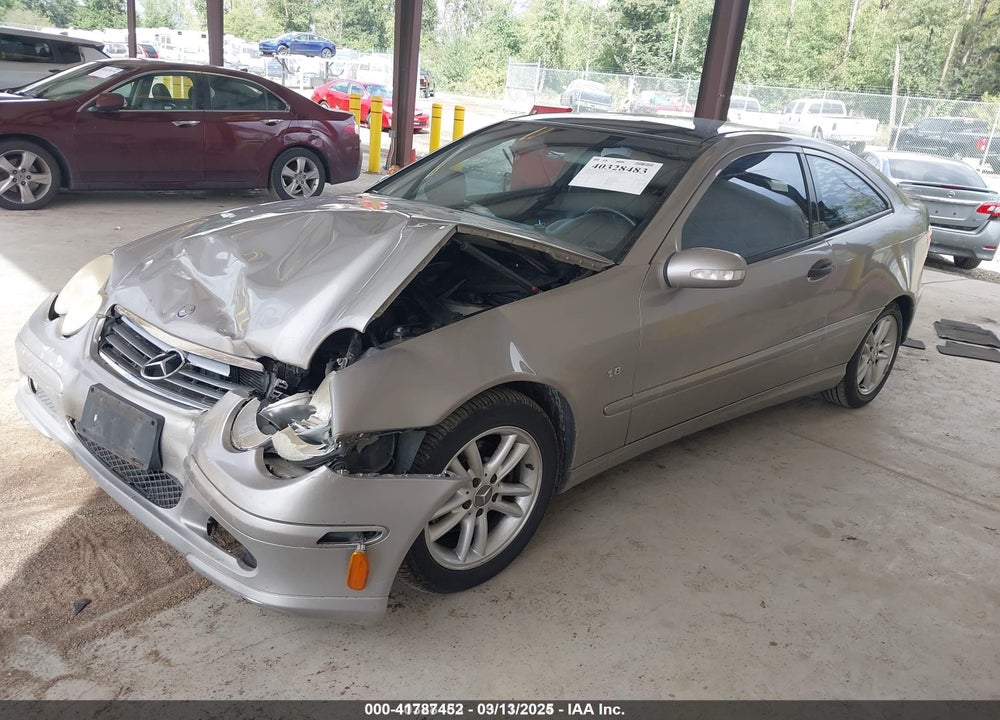 2003 MERCEDES-BENZ C 230 KOMPRESSOR SPORT VIN: WDBRN40JX3A510054