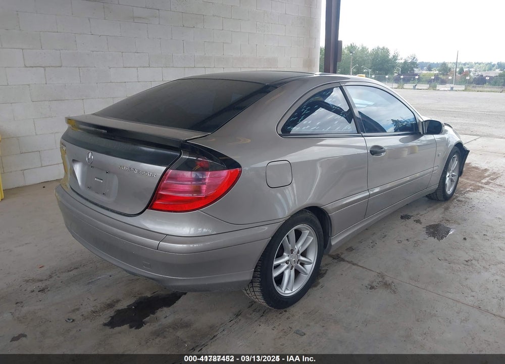 2003 MERCEDES-BENZ C 230 KOMPRESSOR SPORT VIN: WDBRN40JX3A510054