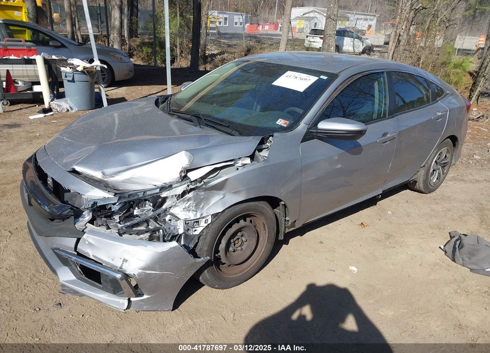 2019 HONDA CIVIC LX VIN: 2HGFC2F60KH605404