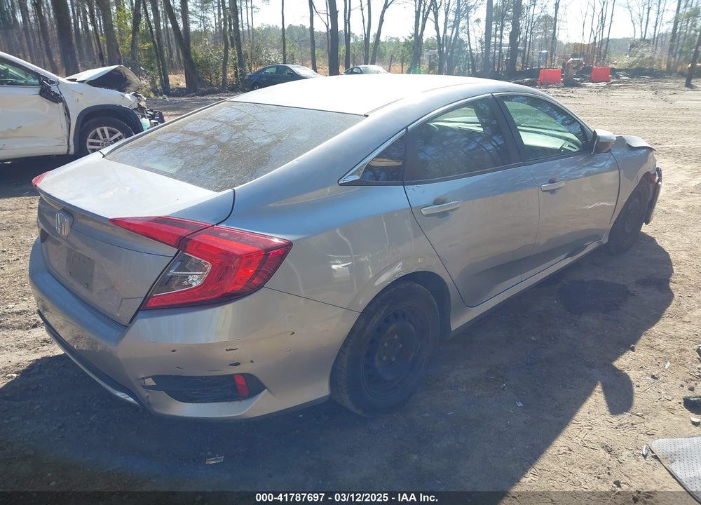 2019 HONDA CIVIC LX VIN: 2HGFC2F60KH605404