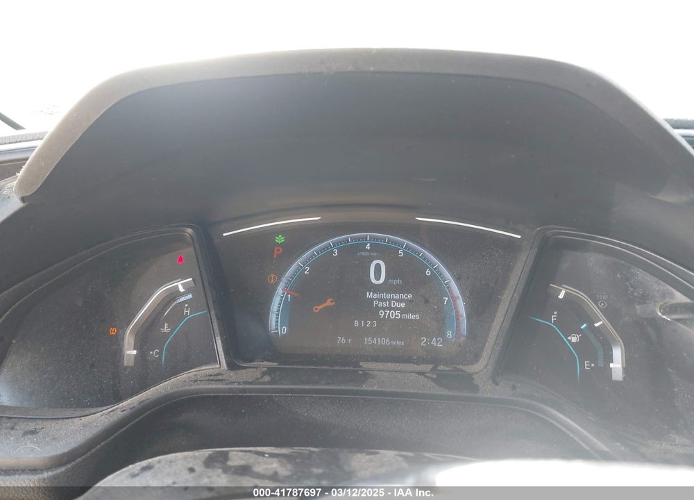 2019 HONDA CIVIC LX VIN: 2HGFC2F60KH605404