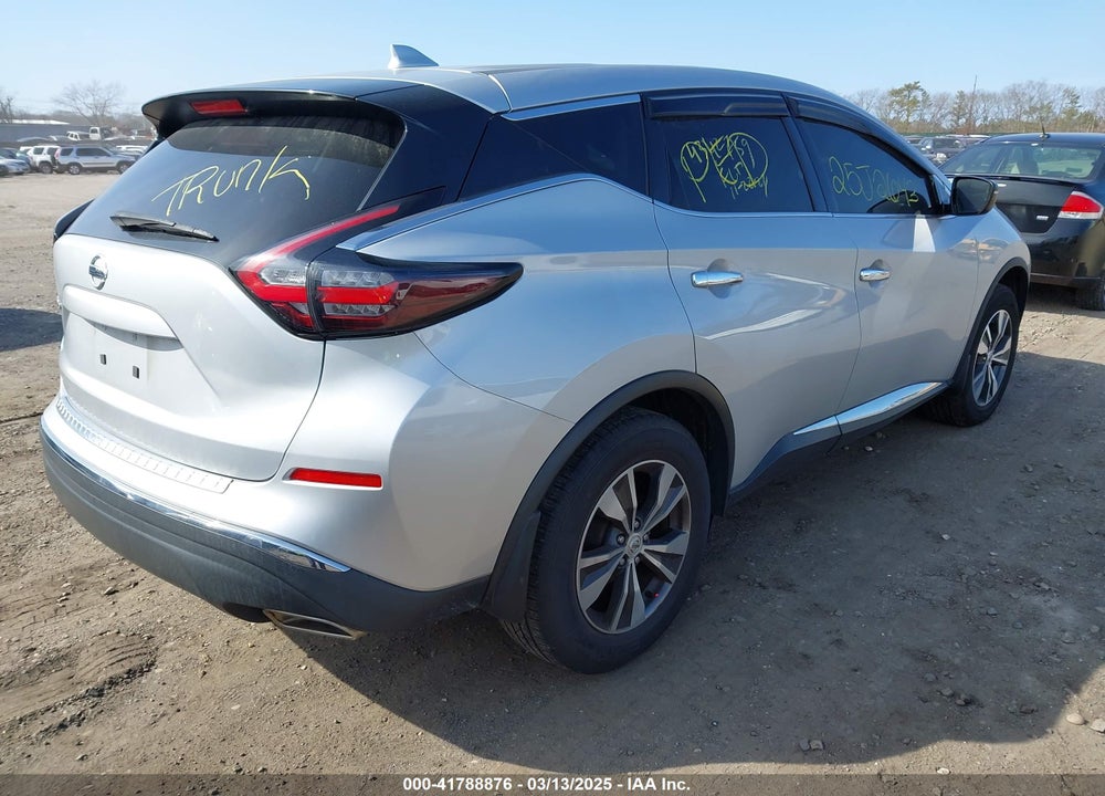 2019 NISSAN MURANO VIN: 5N1AZ2MJ0KN145193