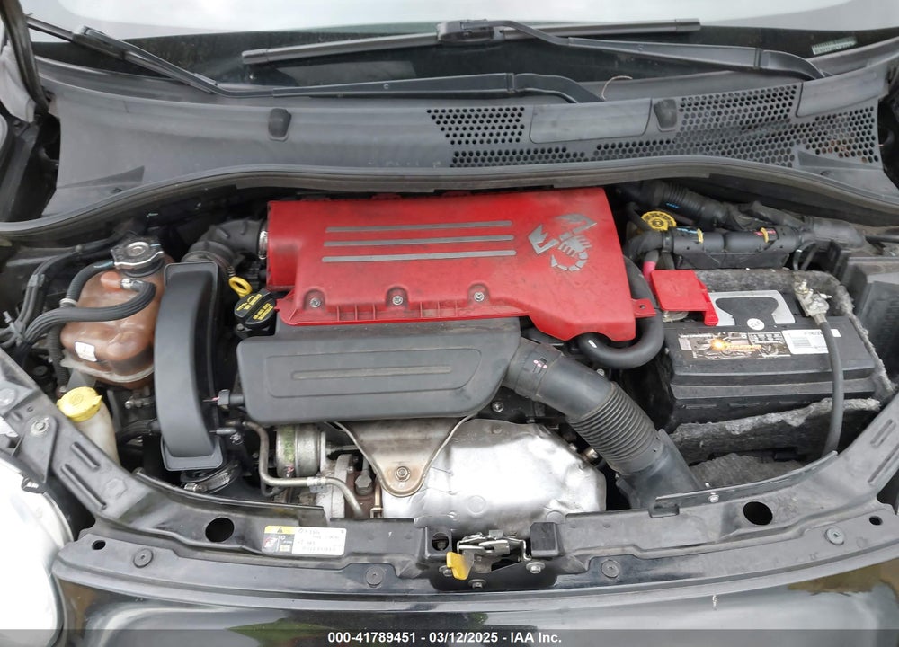 2012 FIAT 500 ABARTH VIN: 3C3CFFFH0CT382036