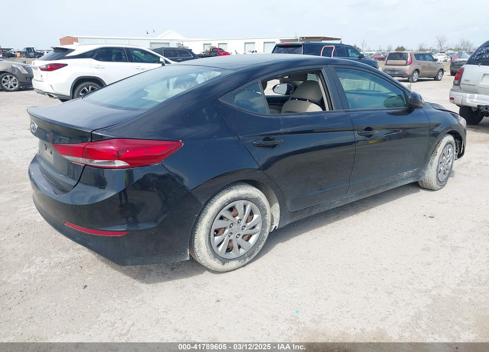 2018 HYUNDAI ELANTRA VIN: KMHD74LF4JU505274
