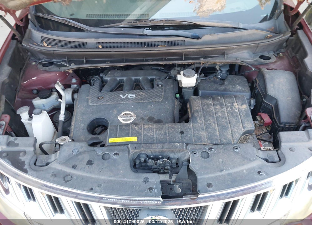 2009 NISSAN MURANO VIN: JN8AZ18W59W108749