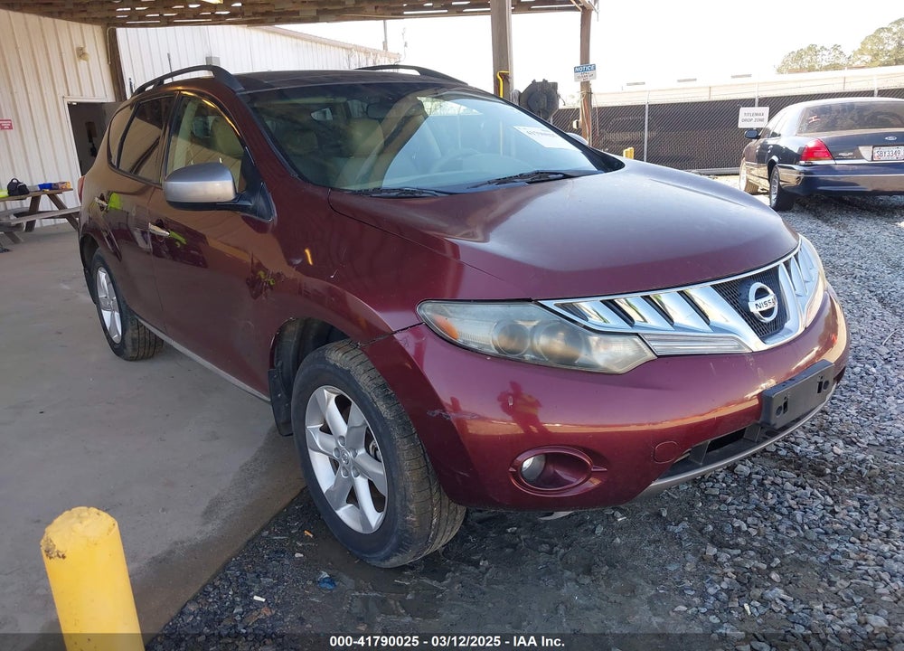 2009 NISSAN MURANO VIN: JN8AZ18W59W108749