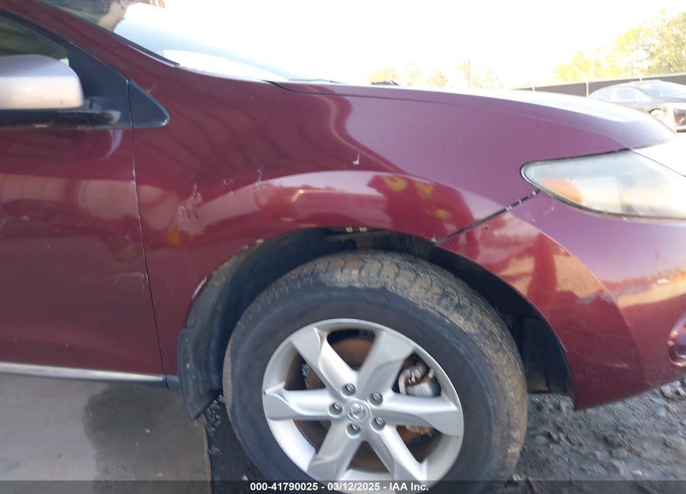 2009 NISSAN MURANO VIN: JN8AZ18W59W108749