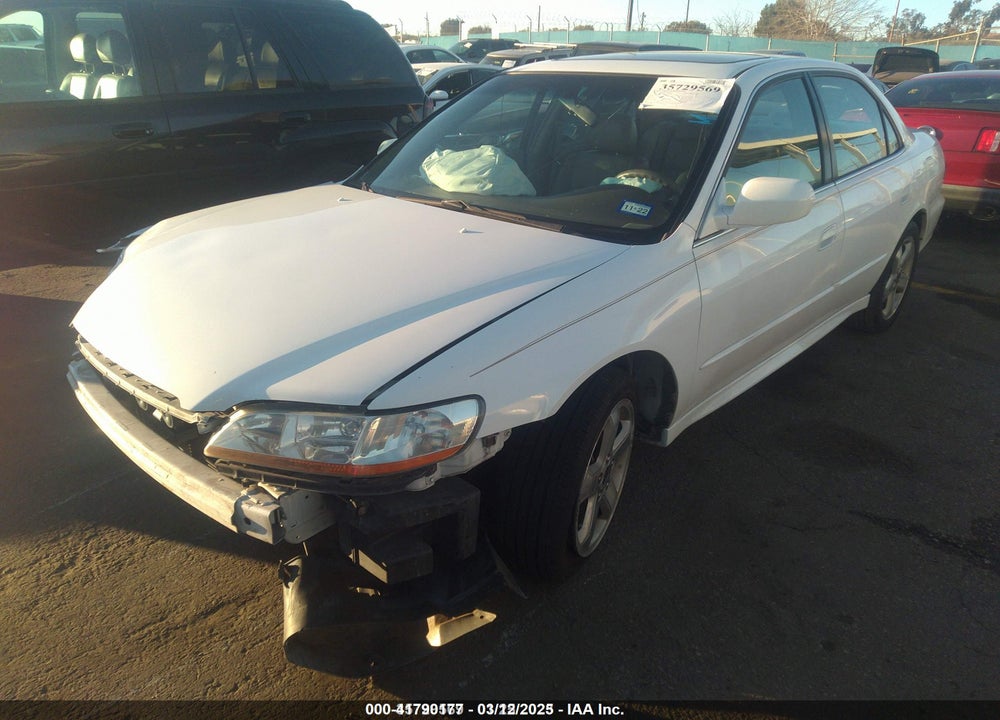 2002 HONDA ACCORD SDN EX W/LEATHER VIN: 1HGCG16522A066923