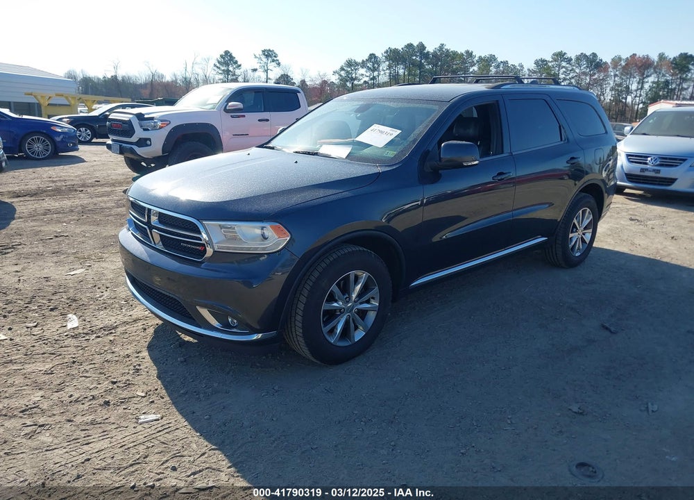 2014 DODGE DURANGO VIN: 1C4RDJDG4EC537856