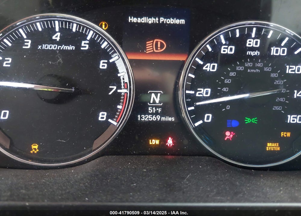 2015 ACURA RLX VIN: JH4KC1F58FC000679