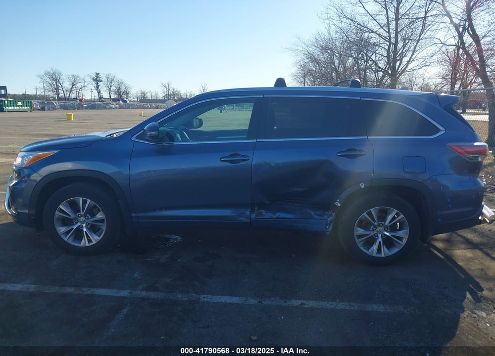 2015 TOYOTA HIGHLANDER VIN: 5TDJKRFH7FS178591