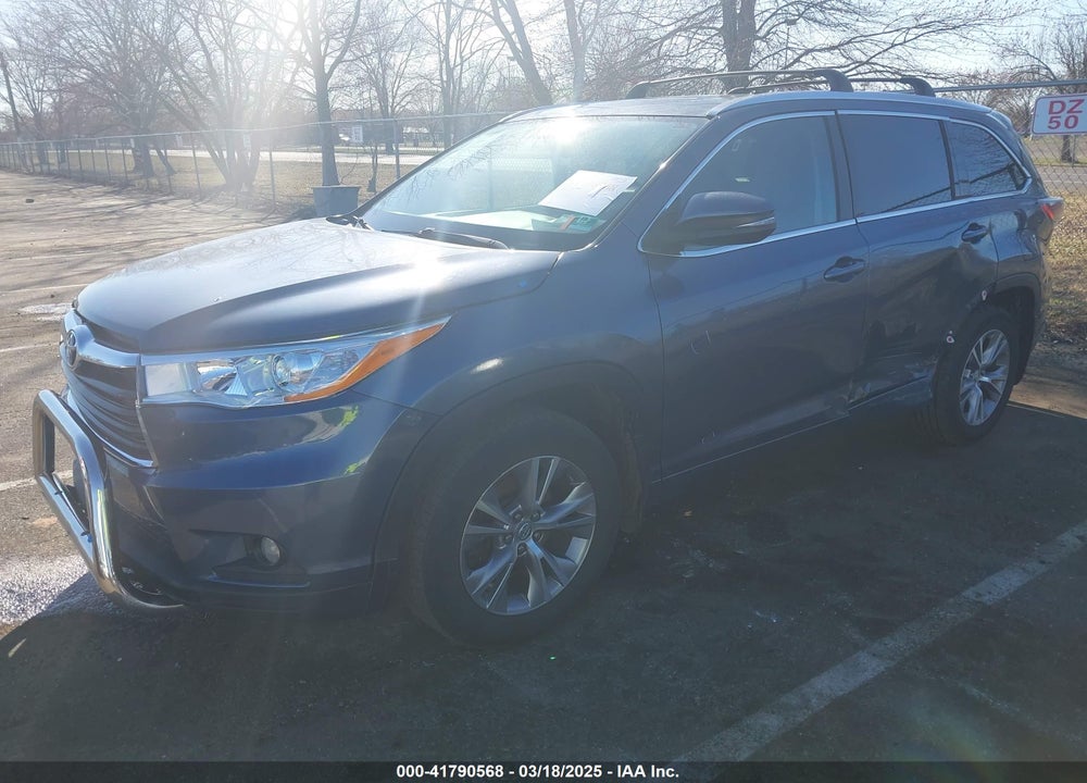 2015 TOYOTA HIGHLANDER VIN: 5TDJKRFH7FS178591