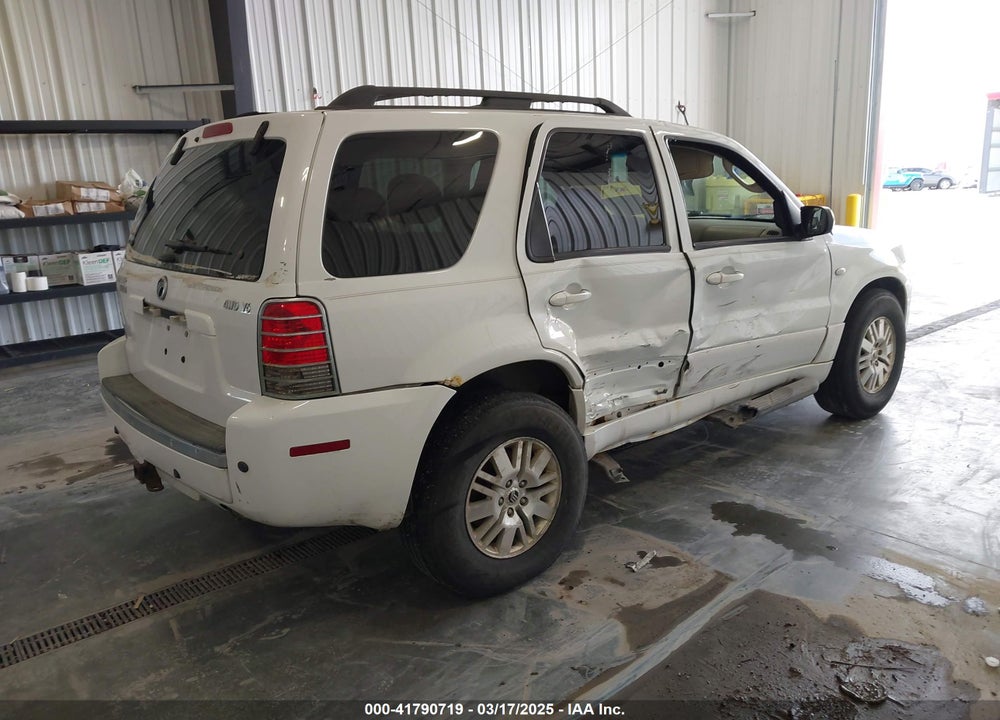2006 MERCURY MARINER LUXURY/PREMIER VIN: 4M2YU57116DJ03832