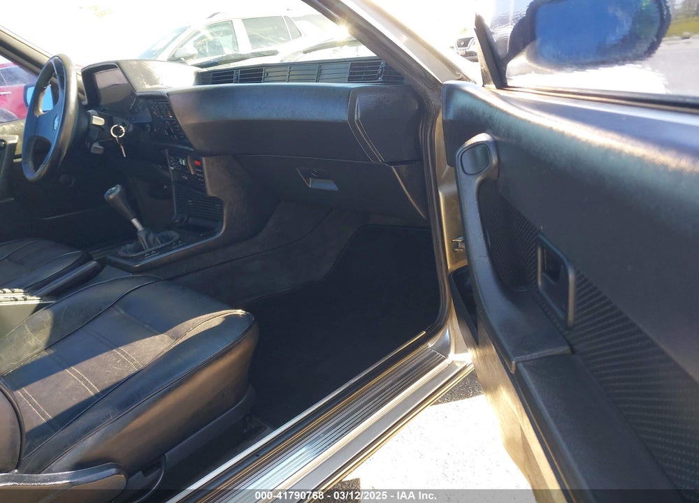 1985 BMW 635 CSI VIN: WBAEC7401F0605506