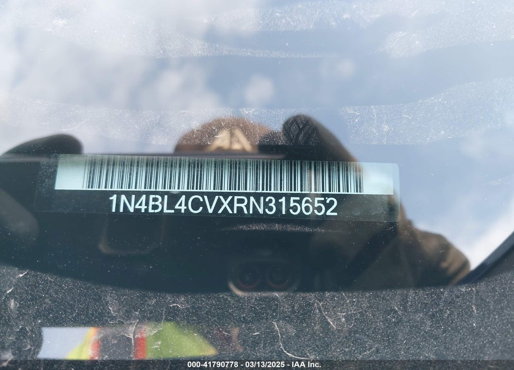 2024 NISSAN ALTIMA VIN: 1N4BL4CVXRN315652
