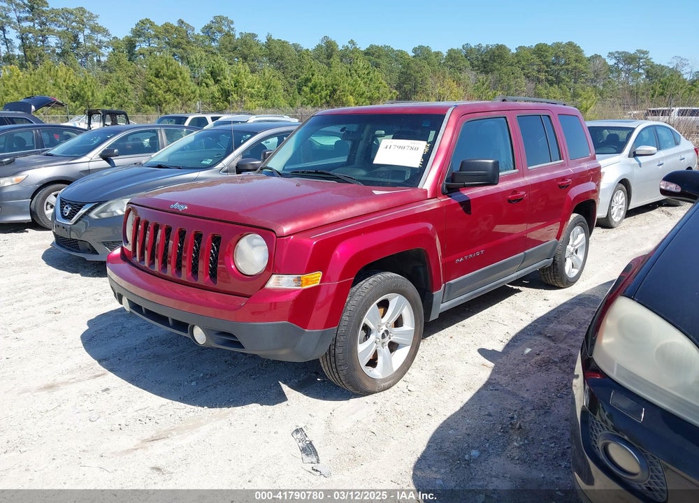 2013 JEEP PATRIOT VIN: 1C4NJRFB9DD222549