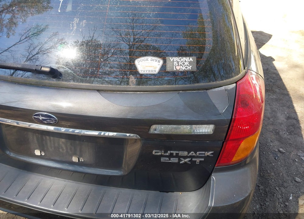 2007 SUBARU OUTBACK VIN: 4S4BP63C974301586