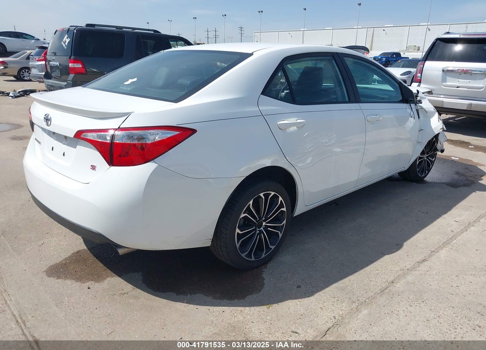 2014 TOYOTA COROLLA S PREMIUM VIN: 5YFBURHE9EP086262