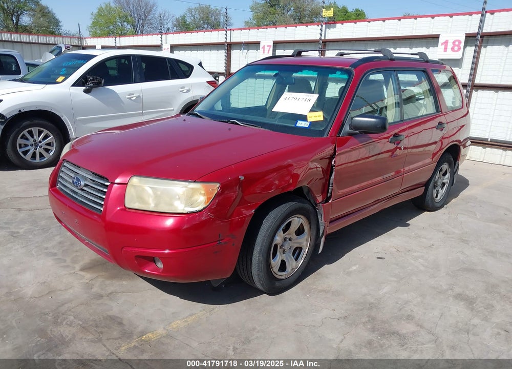 2006 SUBARU FORESTER 2.5X VIN: JF1SG636X6H719005