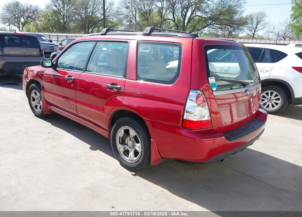 2006 SUBARU FORESTER 2.5X VIN: JF1SG636X6H719005