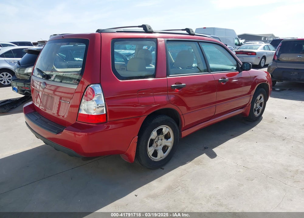 2006 SUBARU FORESTER 2.5X VIN: JF1SG636X6H719005