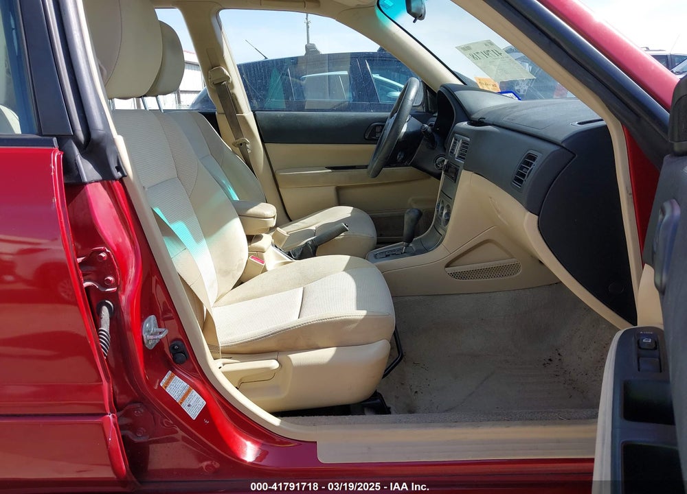 2006 SUBARU FORESTER 2.5X VIN: JF1SG636X6H719005