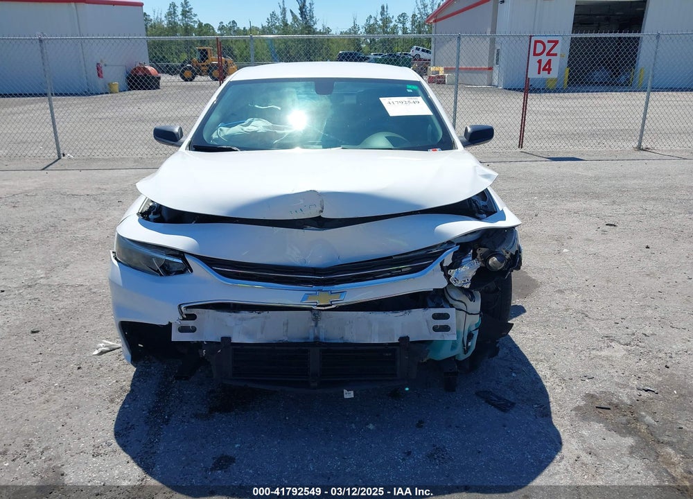 2016 CHEVROLET MALIBU VIN: 1G1ZB5ST4GF291379
