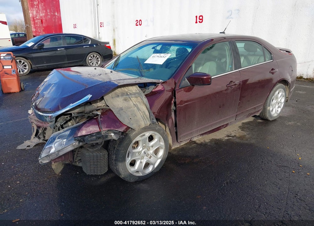 2011 FORD FUSION VIN: 3FAHP0HA7BR261419