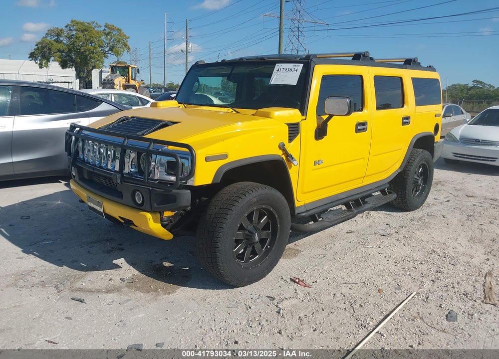 2003 HUMMER H2 VIN: 5GRGN23U93H108017