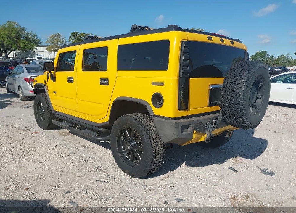 2003 HUMMER H2 VIN: 5GRGN23U93H108017