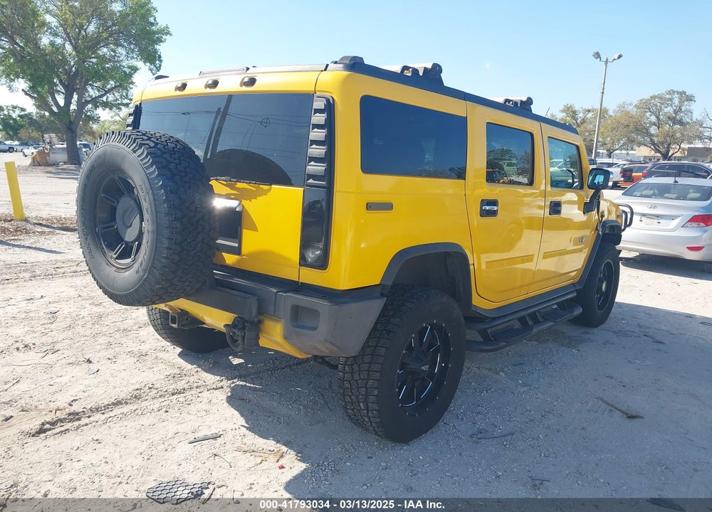 2003 HUMMER H2 VIN: 5GRGN23U93H108017