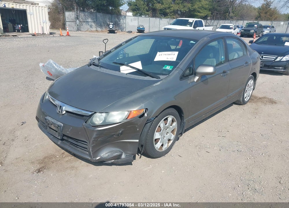 2008 HONDA CIVIC VIN: 2HGFA16558H312551
