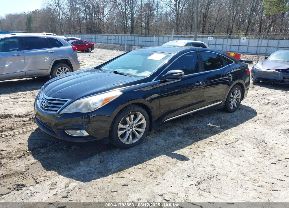 2012 HYUNDAI AZERA VIN: KMHFG4JG3CA152535