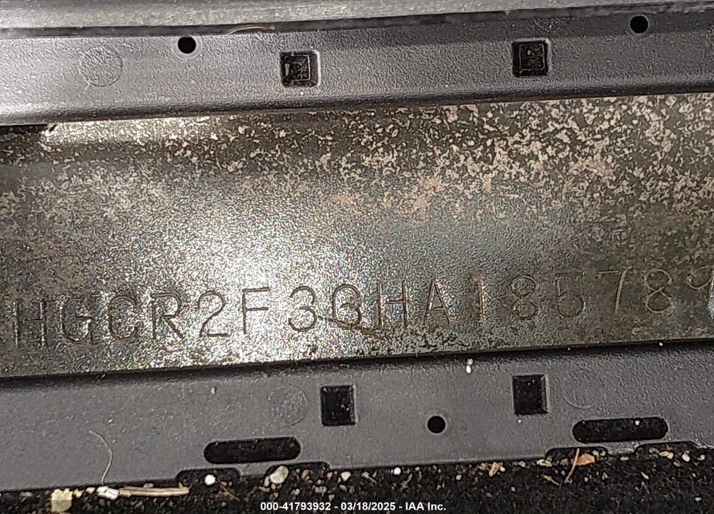 2017 HONDA ACCORD VIN: 1HGCR2F36HA185789