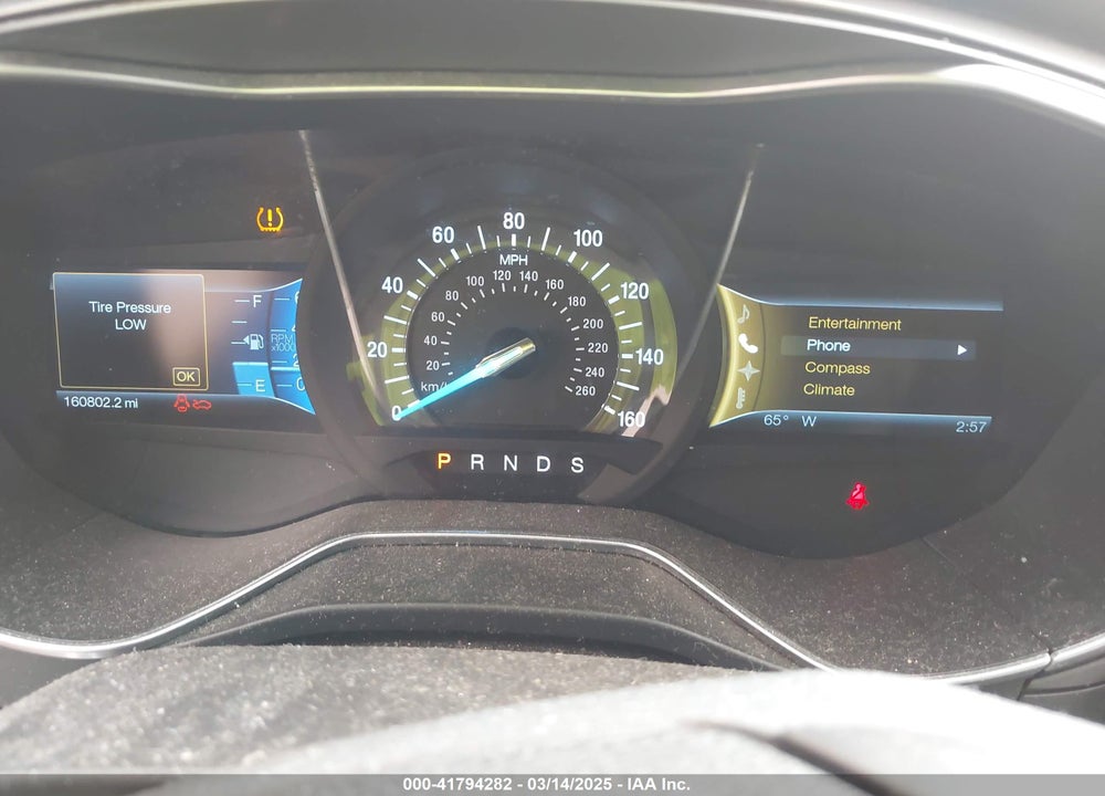 2014 FORD FUSION TITANIUM VIN: 3FA6P0K9XER196530