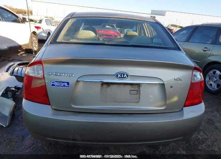 2005 KIA SPECTRA EX/LX/SX VIN: KNAFE121455079350