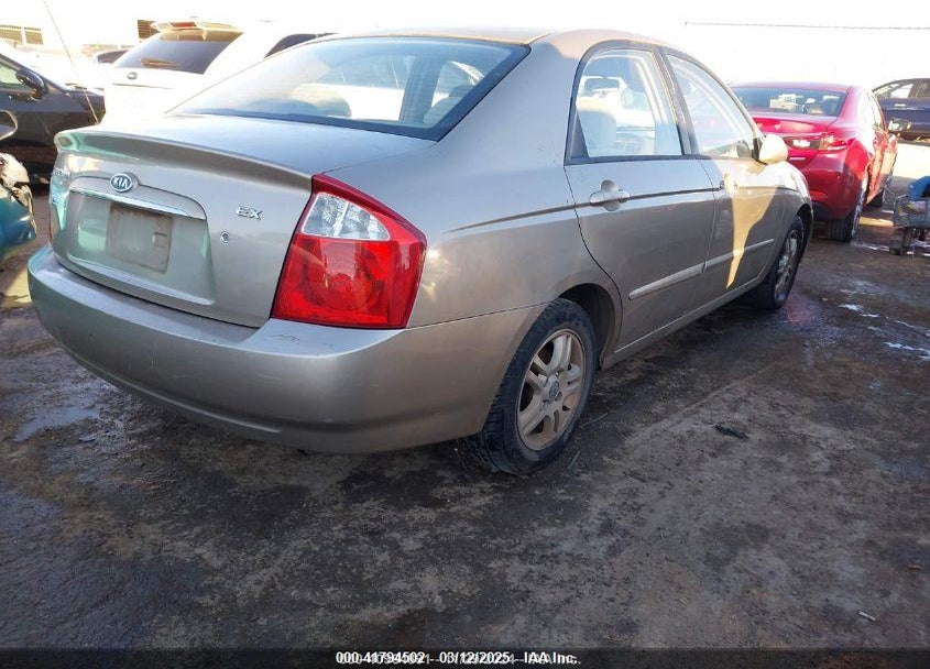 2005 KIA SPECTRA EX/LX/SX VIN: KNAFE121455079350