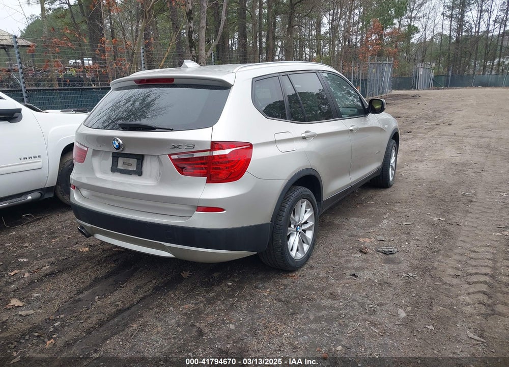 2014 BMW X3 VIN: 5UXWX9C52E0D26294