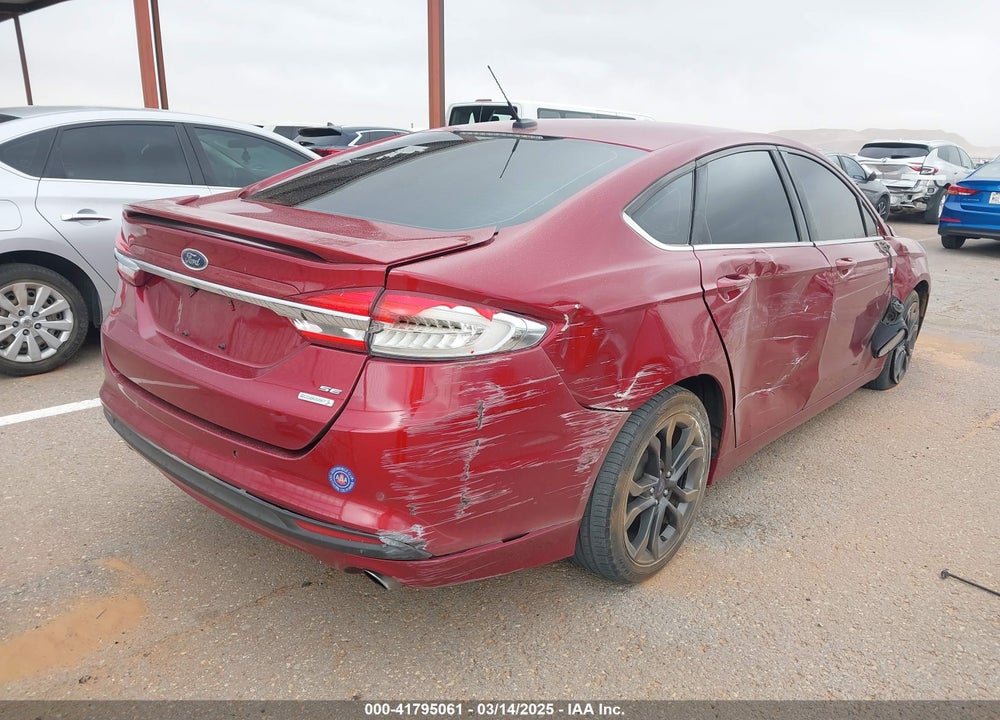 2018 FORD FUSION SE VIN: 3FA6P0HD0JR145317