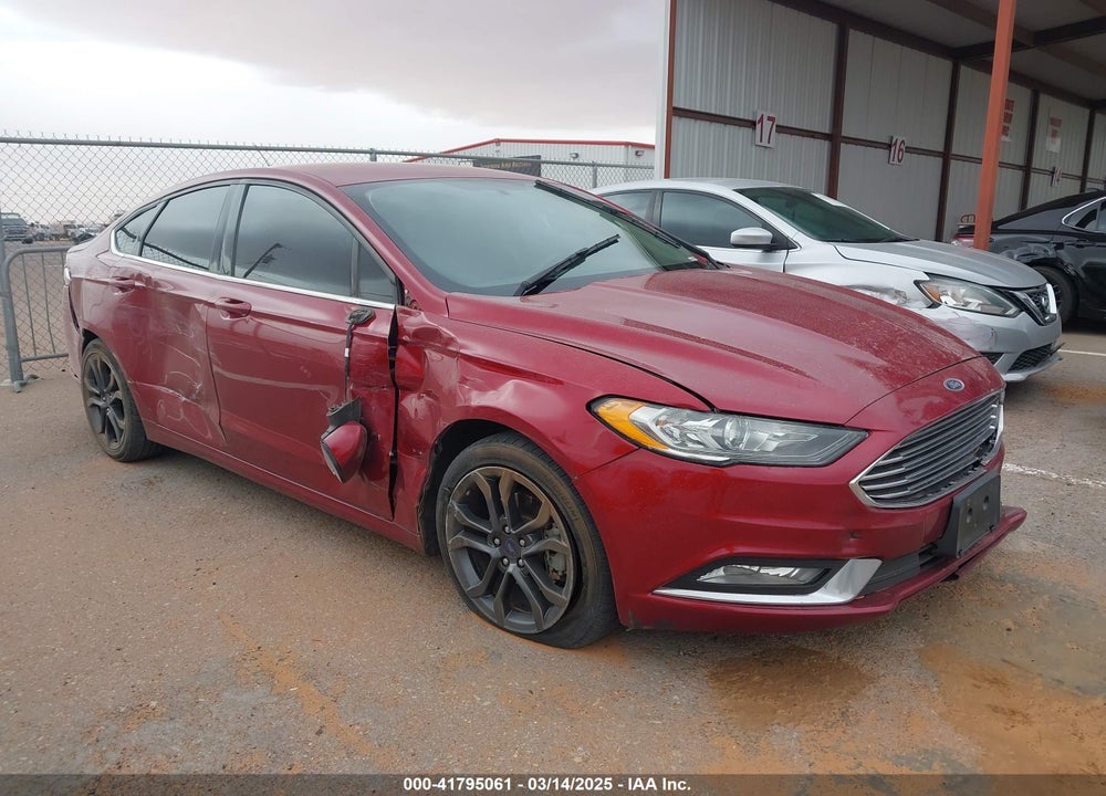 2018 FORD FUSION SE VIN: 3FA6P0HD0JR145317