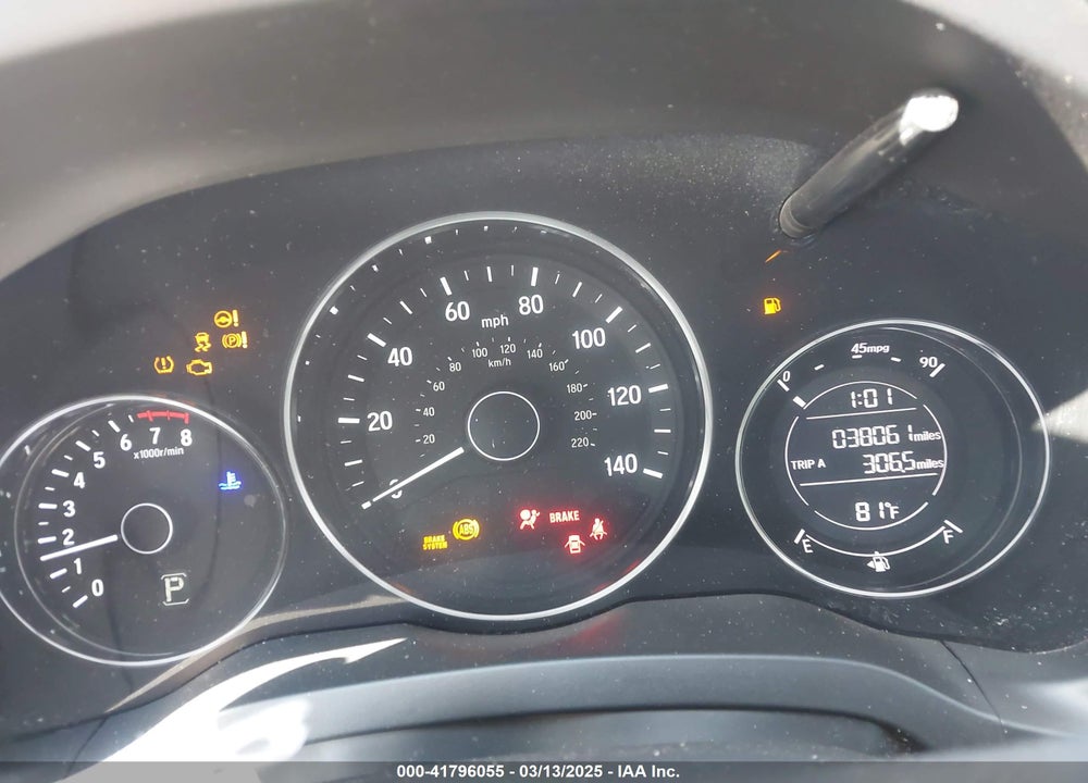 2016 HONDA HR-V VIN: 3CZRU5H35GM722962