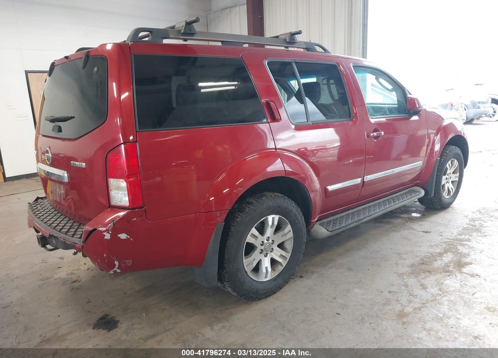 2012 NISSAN PATHFINDER SILVER VIN: 5N1AR1NB4CC612193