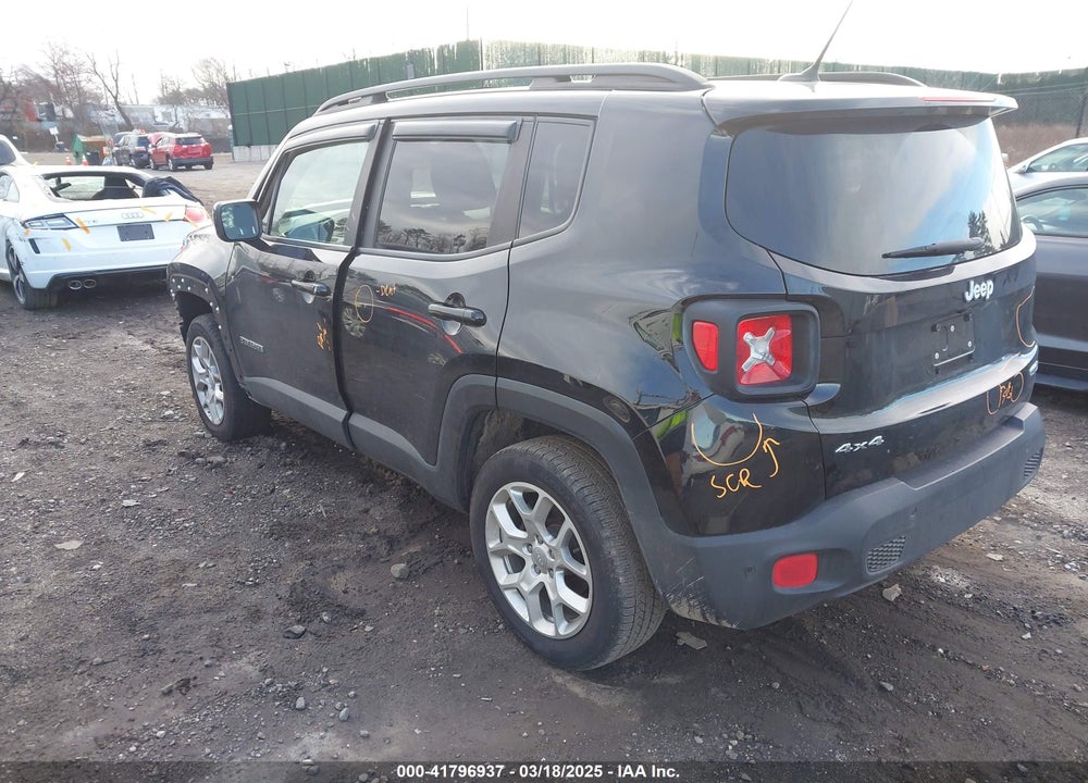 2017 JEEP RENEGADE LATITUDE 4X4 VIN: ZACCJBBB9HPE91033