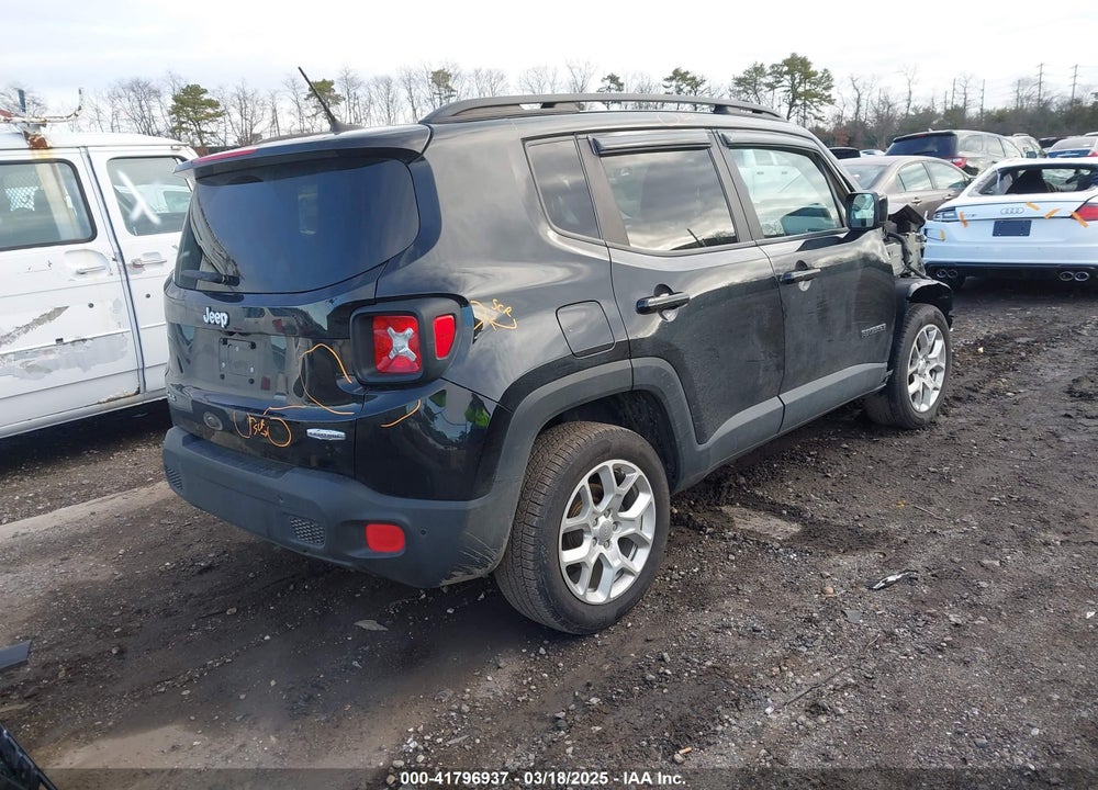 2017 JEEP RENEGADE LATITUDE 4X4 VIN: ZACCJBBB9HPE91033