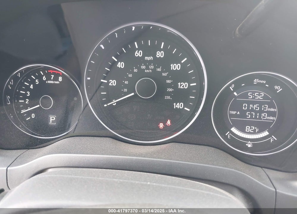 2019 HONDA HR-V VIN: 3CZRU6H34KG724151